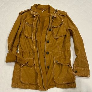 Free People- Not Your Brothers Surplus Military Utility Jacket.